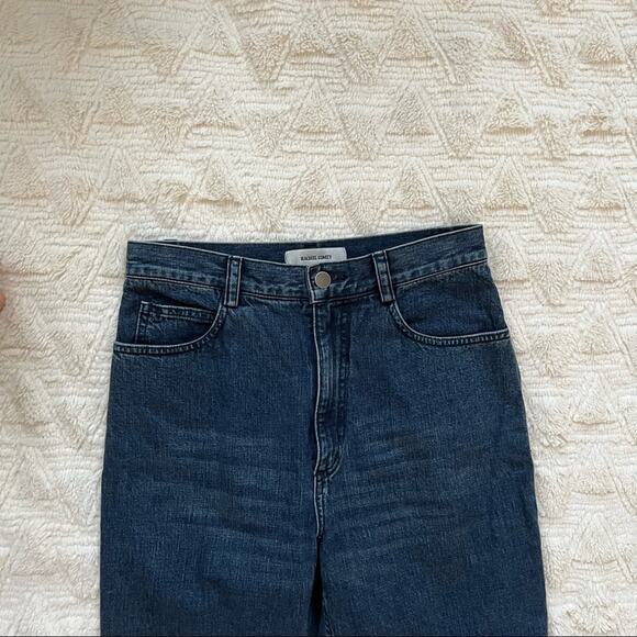 Rachel Comey Denim Ticklers High Waisted Straight Leg Jeans in Blue - Picture 5 of 9